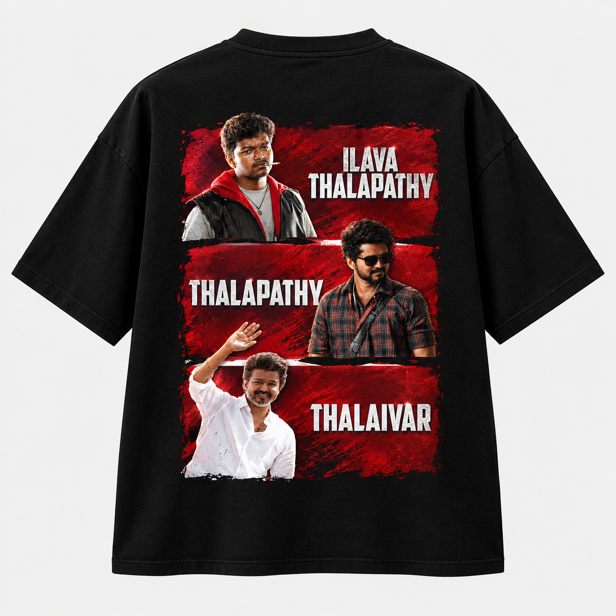 Thalapathy Vijay Tshirt Drop Shoulder