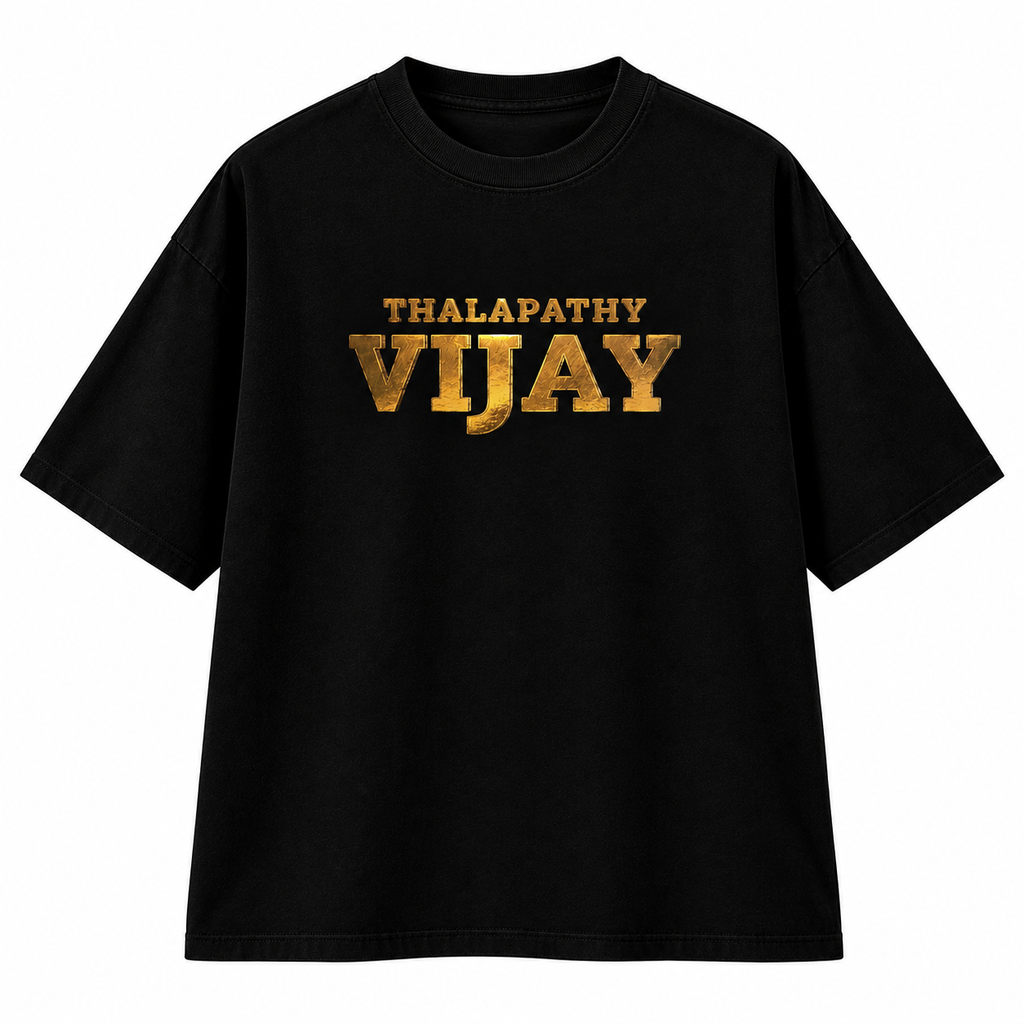 Thalapathy Vijay Tshirt Drop Shoulder
