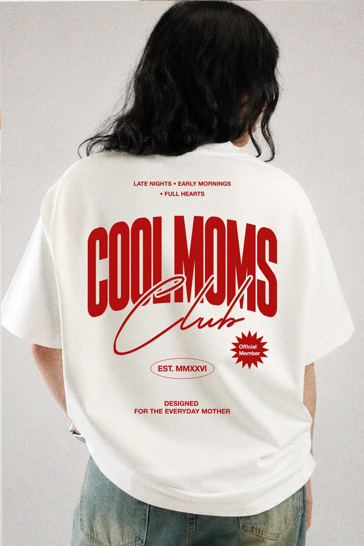 Cool MOM Tshirt drop shoulder