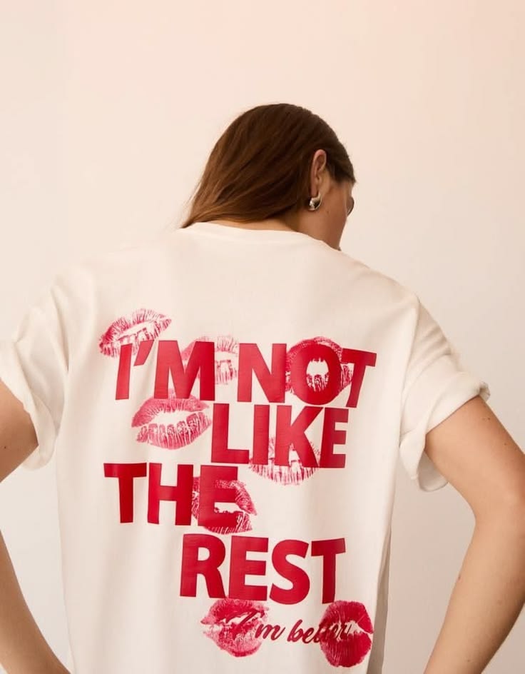 I'M not like the rest Printed Tshirt