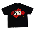 Girl Red Rose Lose fit Tshirt