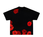 Girl Red Rose Lose fit Tshirt