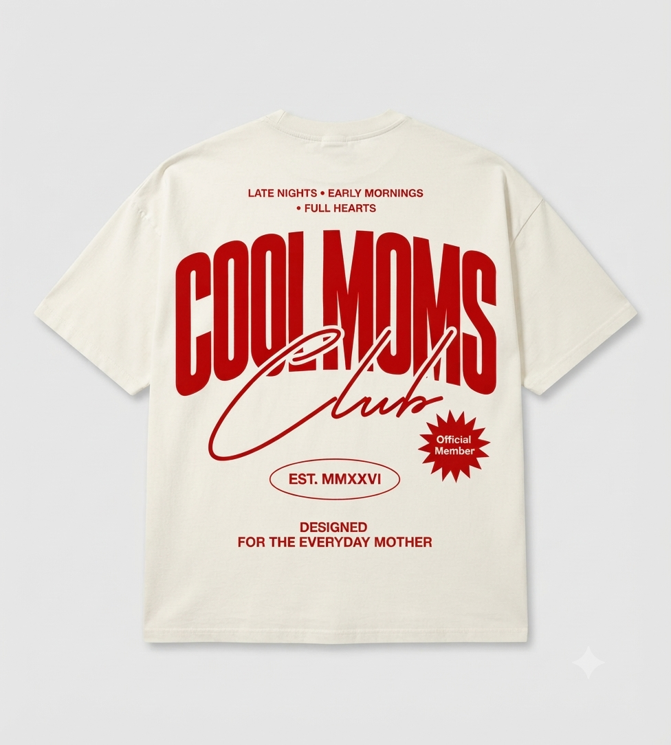 Cool MOM Tshirt drop shoulder