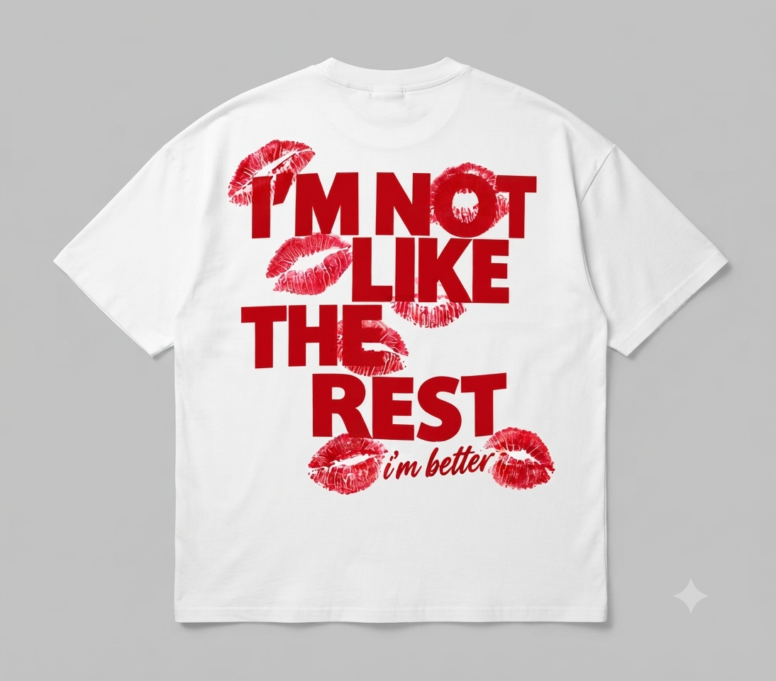 I'M not like the rest Printed Tshirt