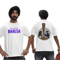 Raaj Karega Khalsa Dropshoulder T-shirt